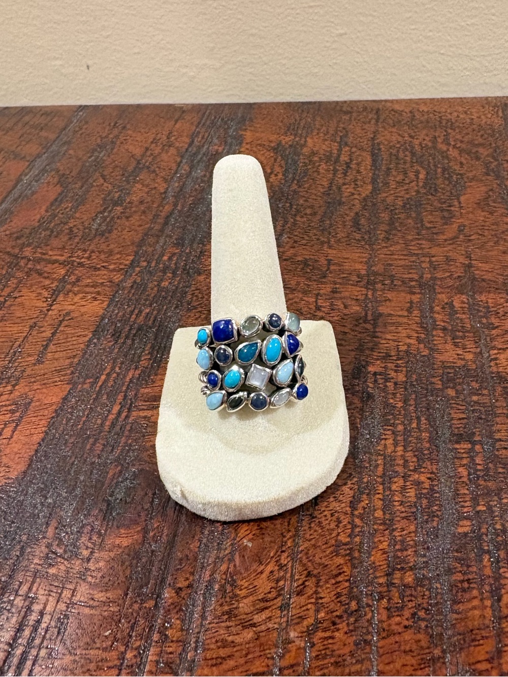 Samuel B. Blue & Turquoise Multi-Stone Ring